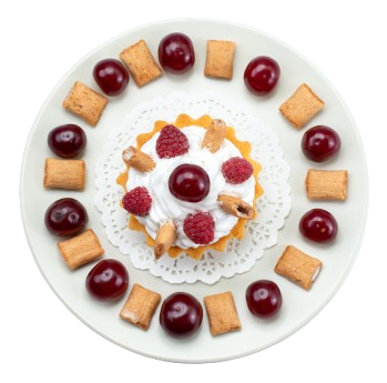 Top view little creamy cake with raspberries little biscuits white background fruit cake sweet sugar cream cherry removebg preview e1771154796690